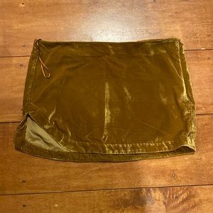 Free people velvet skirt size 12